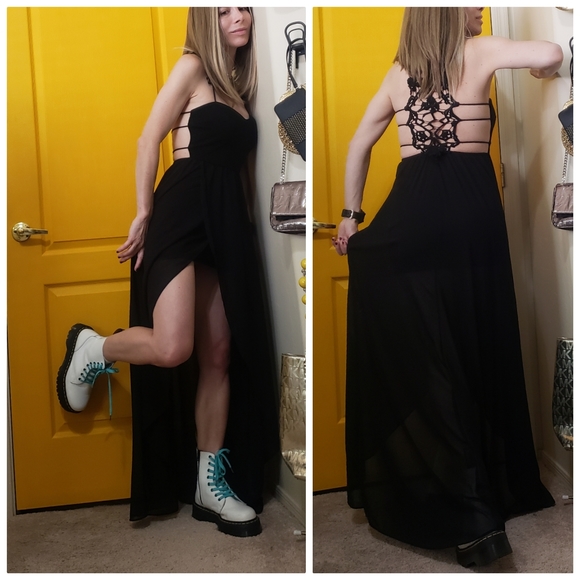 Symphony Dresses & Skirts - Symphony dress size S crochet back